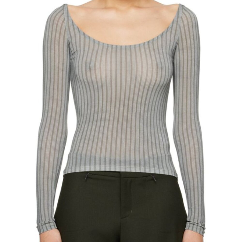 Paloma Wool  Gray Rafeala Long Sleeve T-shirt